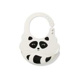 BabyOno | 829/01 Silikonowy Śliniak z Regulowanym Zapięciem Racon