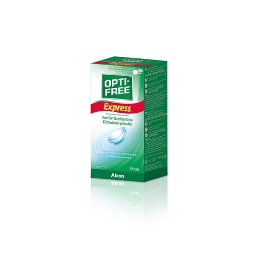 Alcon Opti-Free Express Wielofunkcyjny Dezynfekcyjny Płyn do Soczewek 120 ml.