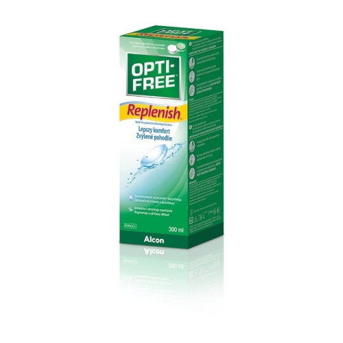 Alcon Opti Free Replenish Wielofunkcyjny Płyn Dezynfekcyjny do Soczewek 300 ml.